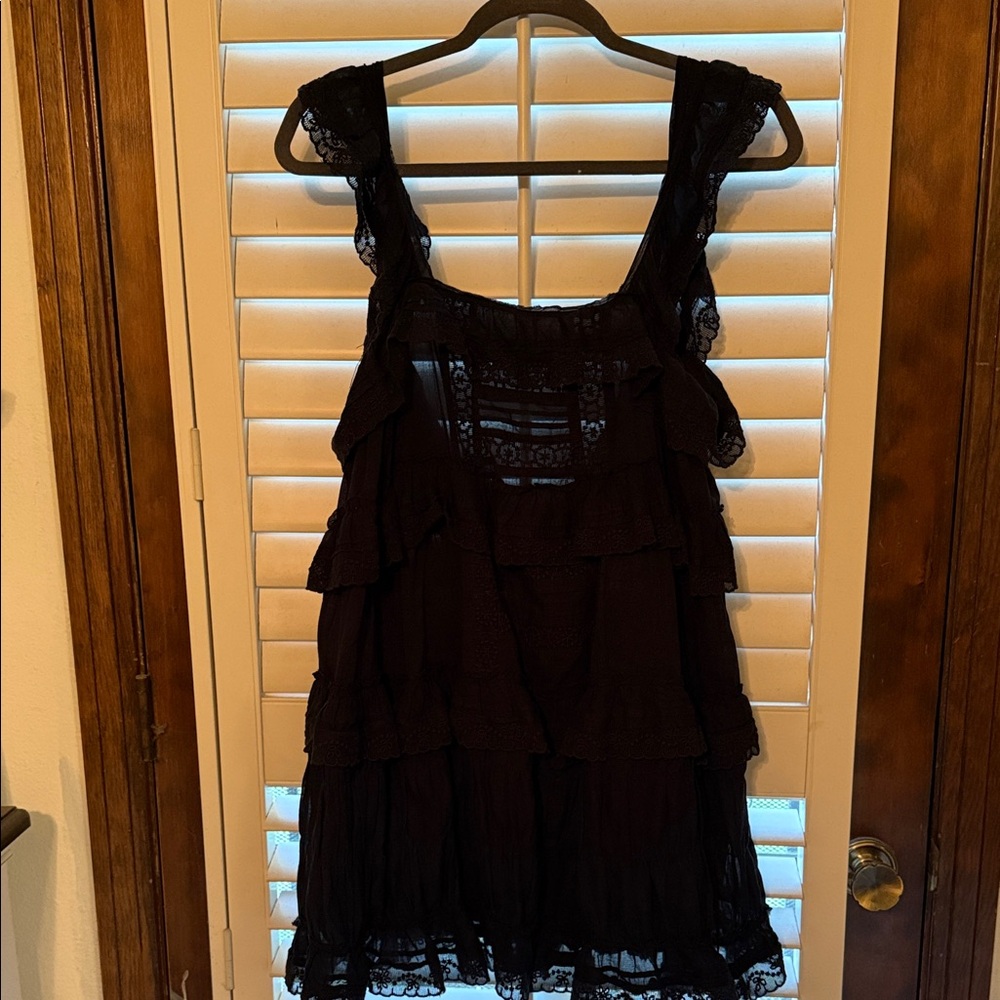 Tiered and True ruffle lace romper